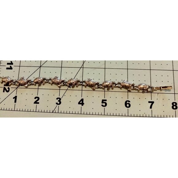 Sea Turtle Bracelet Silver Tone Metal 7 Inch - Picture 4 of 6